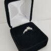 Antique Vintage Plat & 14k Round Transition Cut Diamond Engagement Ring 0.7 ct