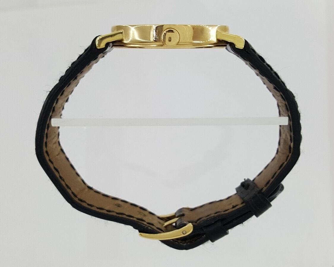 Bulgari Bvlgari 18K Yellow Gold 30mm Quartz Swiss Watch Ref BB 30 GL Leather