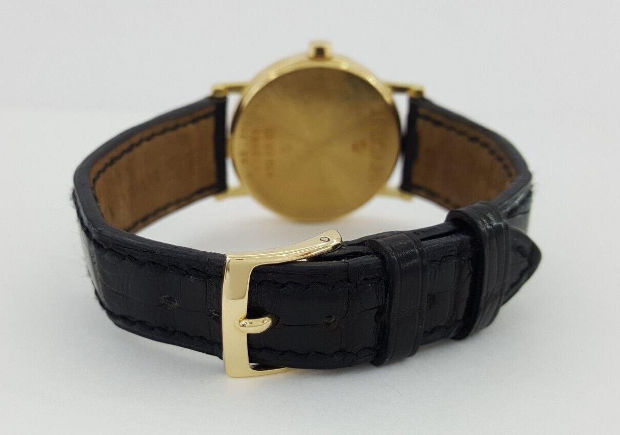 Bulgari Bvlgari 18K Yellow Gold 30mm Quartz Swiss Watch Ref BB 30 GL Leather