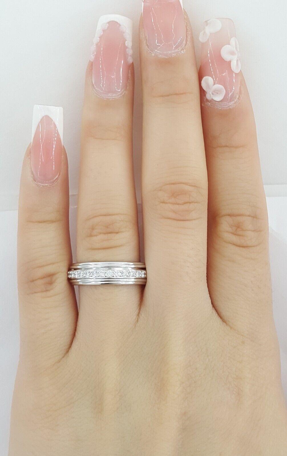 Piaget Possession Diamond Full Circle Eternity White Gold Band Ring 0.72 ct