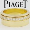Piaget Round Diamond Full Circle Eternity 18k Yellow Gold Wedding Band 0.72 ct