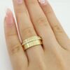 Piaget Round Diamond Full Circle Eternity 18k Yellow Gold Wedding Band 0.72 ct