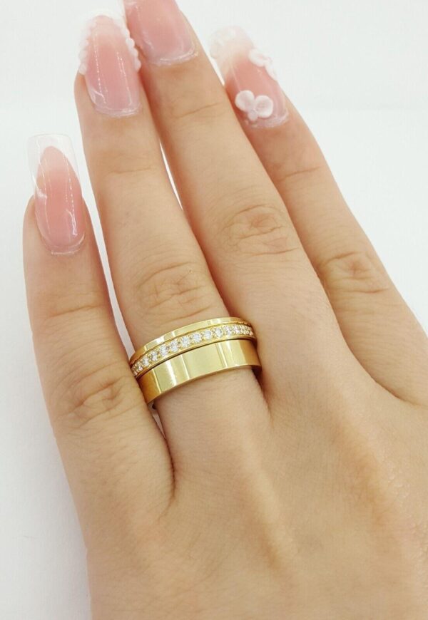 Piaget Round Diamond Full Circle Eternity 18k Yellow Gold Wedding Band 0.72 ct