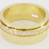 Piaget Round Diamond Full Circle Eternity 18k Yellow Gold Wedding Band 0.72 ct