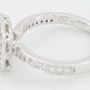 Ritani Halo Semi-Mount Diamond Engagement Ring 0.41 ct 18k White Gold 1RZ1698