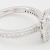 Ritani Halo Semi-Mount Diamond Engagement Ring 0.41 ct 18k White Gold 1RZ1698