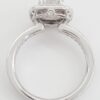 Ritani Halo Semi-Mount Diamond Engagement Ring 0.41 ct 18k White Gold 1RZ1698