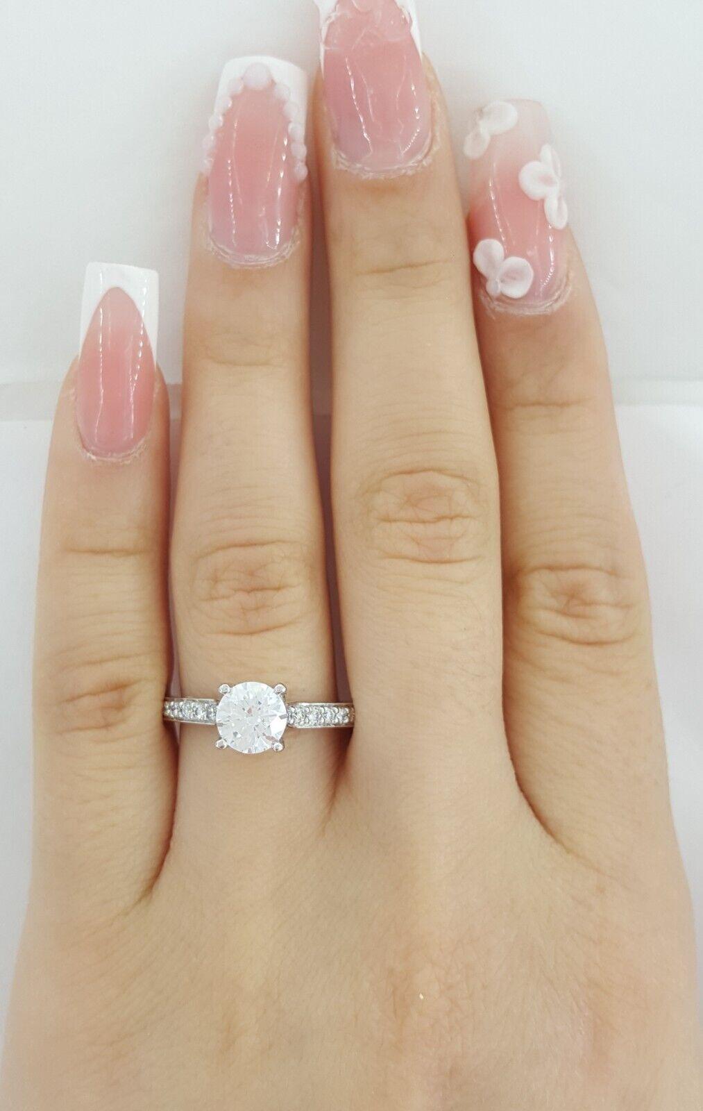 Ritani Semi-Mount Braided Diamond 0.25 ct 18k White Gold Engagement Ring 1RZ2830