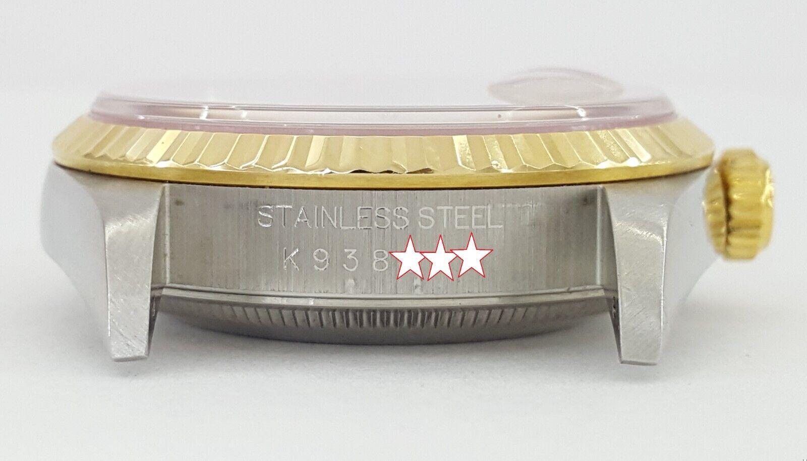 Rolex DateJust 16233 36 mm SS & 18K Jubilee Factory Diamond Dial Mfr 2001