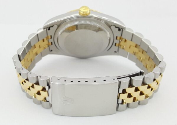 Rolex DateJust 16233 36 mm SS & 18K Jubilee Factory Diamond Dial Mfr 2001