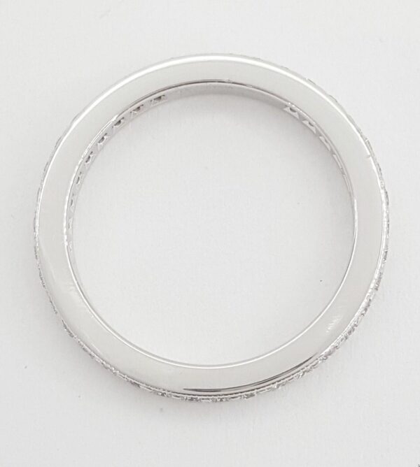 Tiffany & Co Legacy Full Circle Diamond Wedding Band Platinum 2.2mm ~0.4 ct