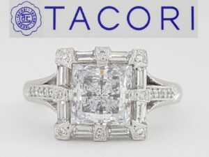 TACORI Platinum Simply Tacori 0.68 ct Diamond Semi-Mount Engagement Ring 8,490