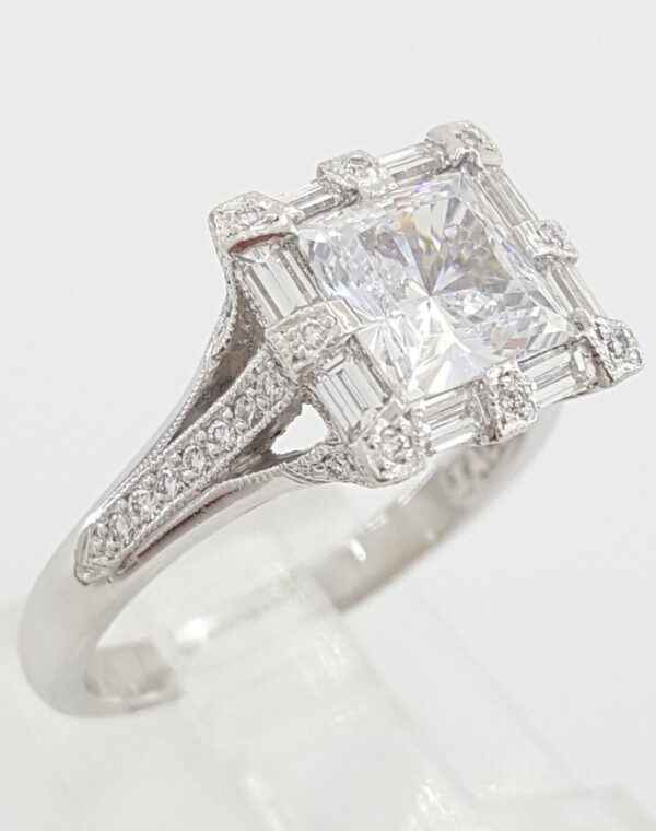 TACORI Platinum Simply Tacori 0.68 ct Diamond Semi-Mount Engagement Ring 8,490