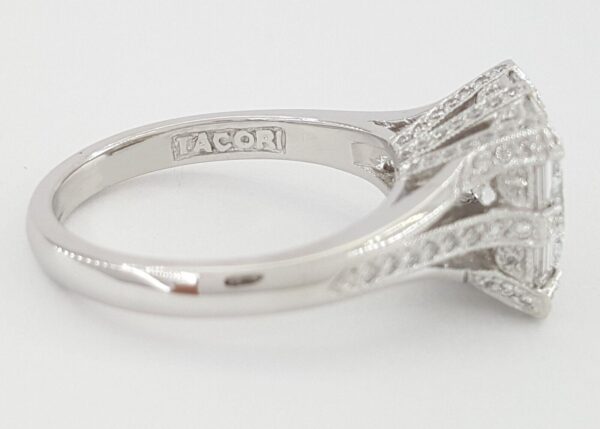 TACORI Platinum Simply Tacori 0.68 ct Diamond Semi-Mount Engagement Ring 8,490