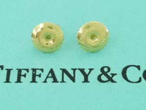 Tiffany & Co 18k Yellow Gold Replacement Earring Screw Backs Earnuts 1 Pair