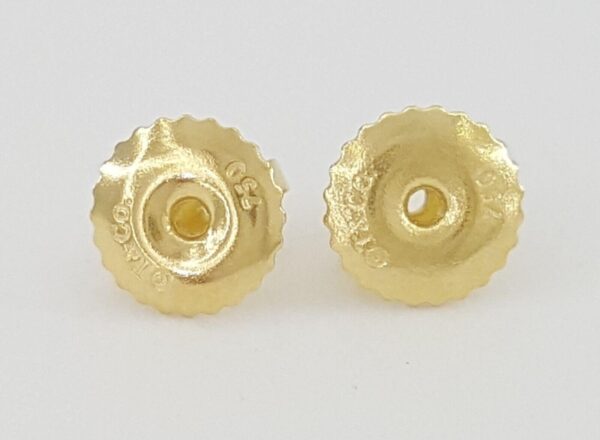 Tiffany & Co 18k Yellow Gold Replacement Earring Screw Backs Earnuts 1 Pair