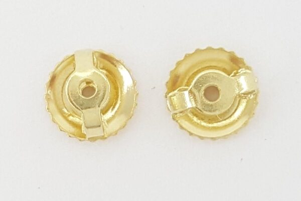 Tiffany & Co 18k Yellow Gold Replacement Earring Screw Backs Earnuts 1 Pair