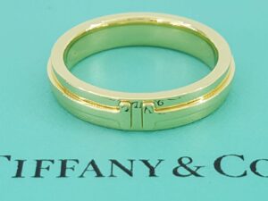 Tiffany & Co. T Narrow Ring 18K Yellow Gold 4.5 mm