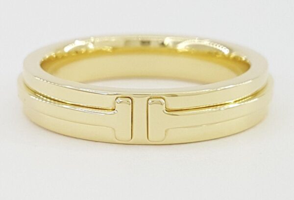 Tiffany & Co. T Narrow Ring 18K Yellow Gold 4.5 mm