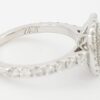 Neil Lane Cushion Diamond Double Halo Engagement Ring 1.2 ct 14K White Gold