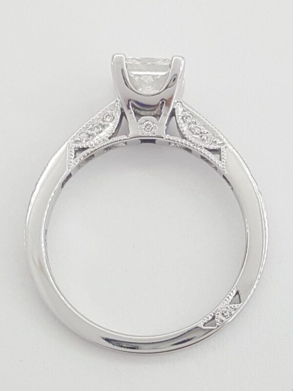 Simply Tacori 2576SM 1.33 ct Princess Cut Diamond 18k White Gold Engagement Ring