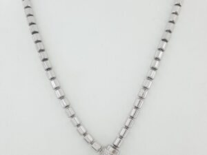 Piaget Flat Possession Diamond Lariat Necklace 18K White Gold & 0.2 ct Rtl 10k