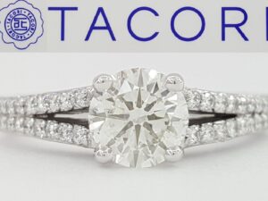 TACORI Simply Tacori 3001 18k White Gold Engagement Ring 1.24 ct Rtl 8995