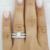 Shane Co. 2.08 ct Radiant Diamond 14K Gold Engagement Ring Wedding Set Rtl 9k