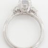 Tacori 3-Stone Round Pear Semi-Mount Platinum Engagement Ring0.35 ct Rtl 4,840