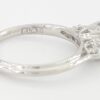 Tacori 3-Stone Round Pear Semi-Mount Platinum Engagement Ring0.35 ct Rtl 4,840