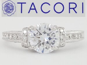 TACORI Semi-Mount Diamond 0.38 ct 18k Engagement Ring Retail 3240