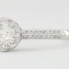 Simply TACORI Round Diamond Engagement Ring 0.73 ct 18k White Gold GIA Rtl 5K