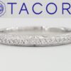 Tacori Classic Eternity Crescent Platinum 0.17 ct Diamond Wedding Band Rt 4,650
