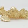 Vintage 14K Yellow Gold 0.06 ct Diamond Teddy Bear Brooch Pin 11.2 grams 35mm