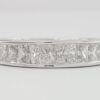 Kobi 1 ct Rectangular Radiant Diamond Channel Set Platinum Wedding Ring 4mm