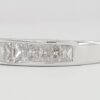 Kobi 1 ct Rectangular Radiant Diamond Channel Set Platinum Wedding Ring 4mm