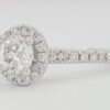 Michael Hill Round Diamond Halo Engagement Ring 0.7 ct 14K White Gold