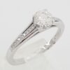 Simply Tacori 2601RD5 Round Platinum Engagement Ring 0.58 ct E/SI1 GIA Rtl 7.5k
