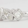 Princess Oval Marquise & Radiant Diamonds 4-Stone Bezel Ring 14K Gold 2.17 ct
