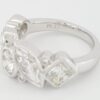 Radiant Marquise Round Pear Oval Diamond 5 Stone Bezel Ring PLAT 3.62 ct Rtl 15K