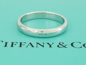 Tiffany & Co Forever Platinum Wedding Band Ring 3mm Rtl 1,350 Size 5