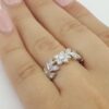 Jack KELEGE 0.65 ct Round Diamond Flower Ring Platinum 6.8 mm KPBD607 Rtl 5,100