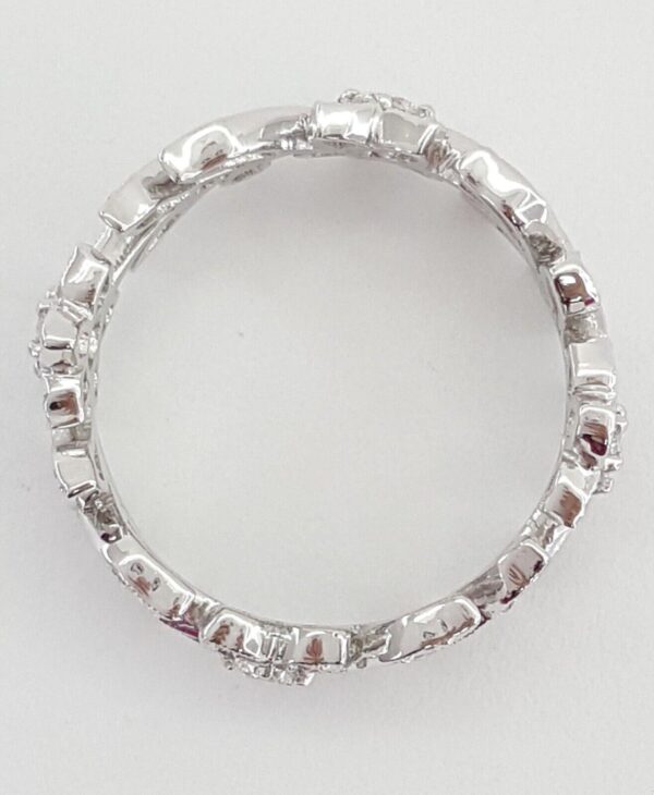 Jack KELEGE 0.65 ct Round Diamond Flower Ring Platinum 6.8 mm KPBD607 Rtl 5,100