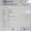 1.1 ct Round Diamond Crossover 14K White Gold Engagement Ring Rtl 7,500