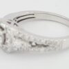 Helzberg 1.03 ct Round Diamond Halo Engagement Ring in 14k White Gold