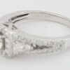 Helzberg 1.03 ct Round Diamond Halo Engagement Ring in 14k White Gold