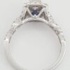 Vera Wang Love 1 ct Princess Diamond Double Halo Engagement Ring 14K W Gold