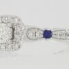 Vera Wang Love 14K Gold 0.75 ct Round Diamond Halo Engagement Ring Retail 2,999
