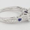 Vera Wang Love 14K Gold 0.75 ct Round Diamond Halo Engagement Ring Retail 2,999