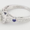 Vera Wang Love 14K Gold 0.75 ct Round Diamond Halo Engagement Ring Retail 2,999